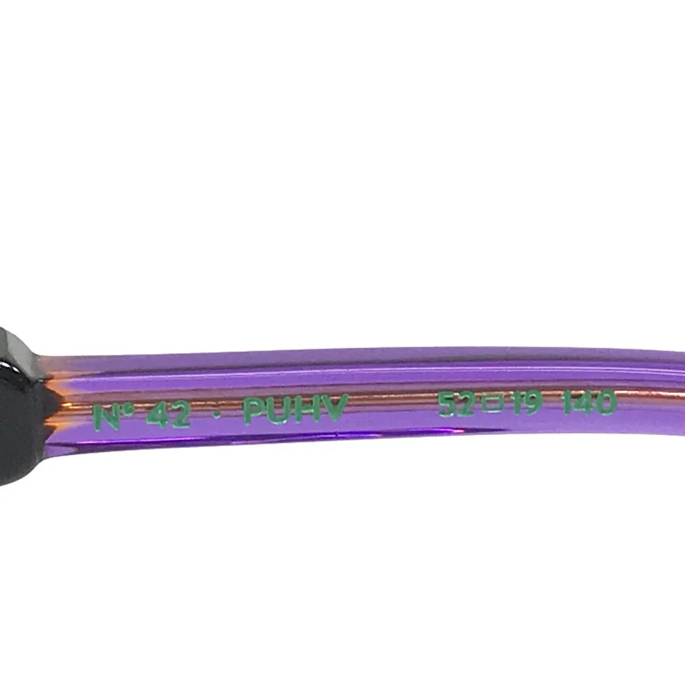 Etnia Barcelona Eyeglasses Frames CHROMA N42 PUHV Purple Havana Brown 52-19-140